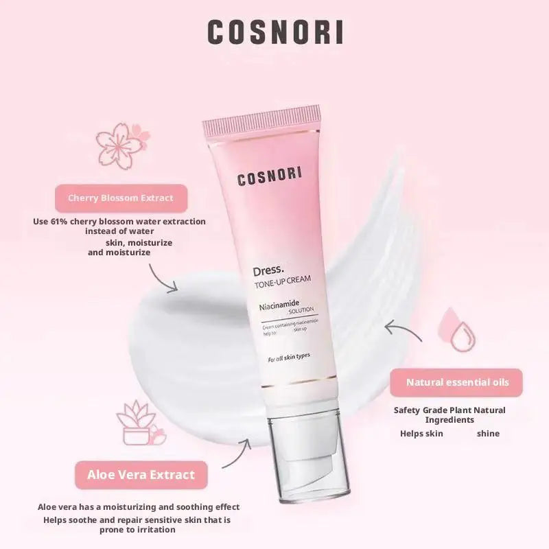 50ML For Cosnori Moisturizing Dress Tone-up Cream Help To Brighten Skin Up For All Skin Types Niacinamide Isolation Cream Care