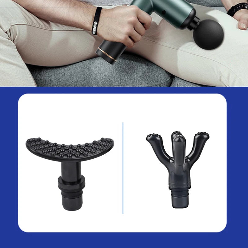 Fascia Gun Massage Head Set - Universal Deep Tissue Recovery Tool Fascia Gun Tidesmit