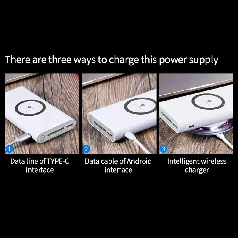 Portable Fast Charging Power Bank - High-Capacity Travel Battery Pack Tidesmit