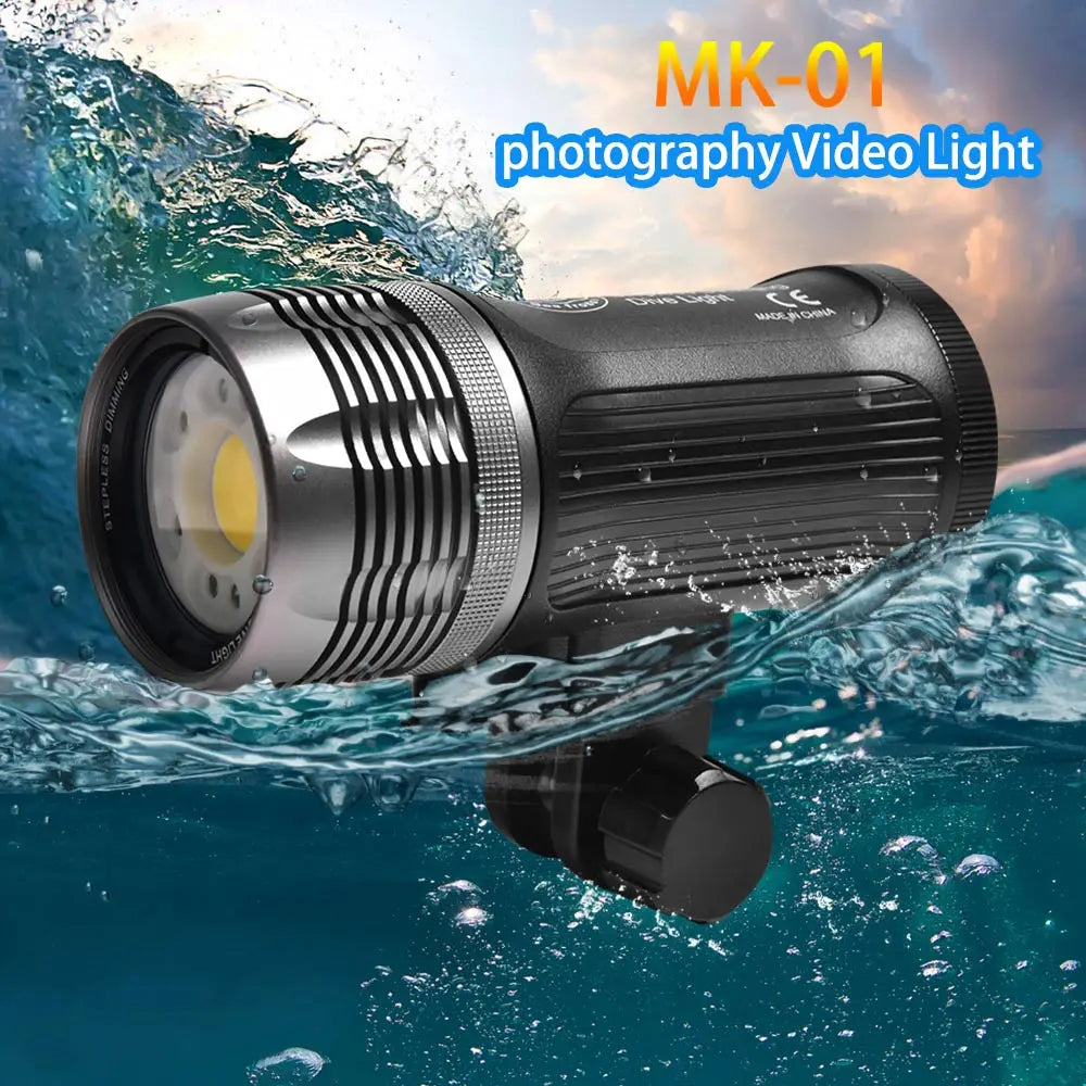 Tidesmit 3000 Lumens Diving Flashlight - 100m Waterproof Scuba Light Tidesmit