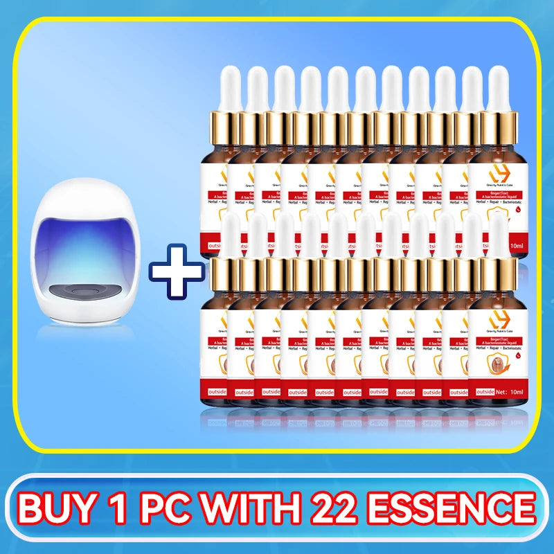 Professional Nail Cleaning Brush Set for Manicure & Wellness Care Relaxation Treatment 1PC with 22 bottles Tidesmit