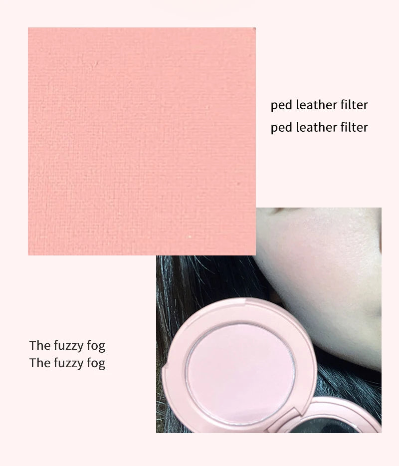 Tidesmit Herorange monochrome blush in Peach Orange matte powder shade swatch for natural long-lasting face makeup