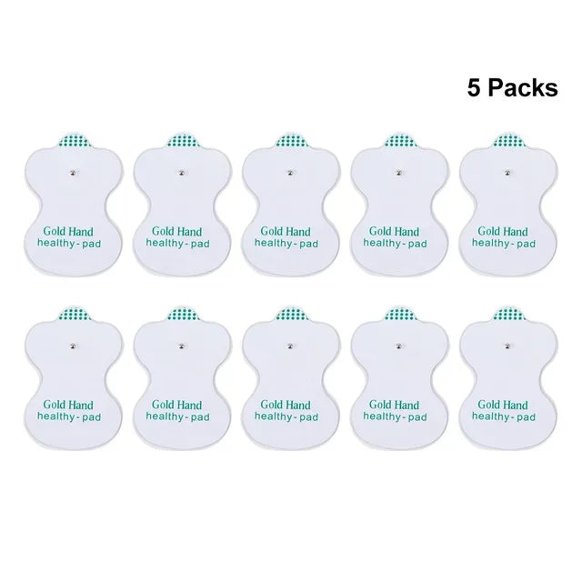 EMS Tens Unit Muscle Massager: Portable Deep Tissue Pain Relief Body Shaping Massage Equipment 10pcs pads Tidesmit