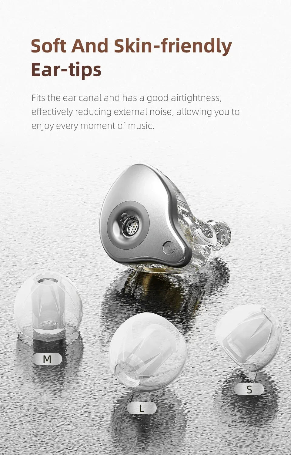 Tidesmit Venus HiFi In-Ear Monitors: Noise Cancelling Bass Audio Tidesmit