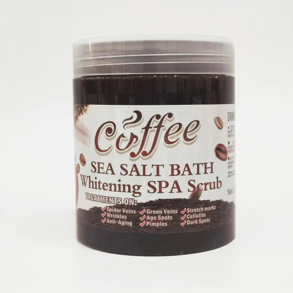 Coffee Body Scrub Exfoliating Salt Cream for Cellulite - 350g Scrubs Treatments 350g Tidesmit