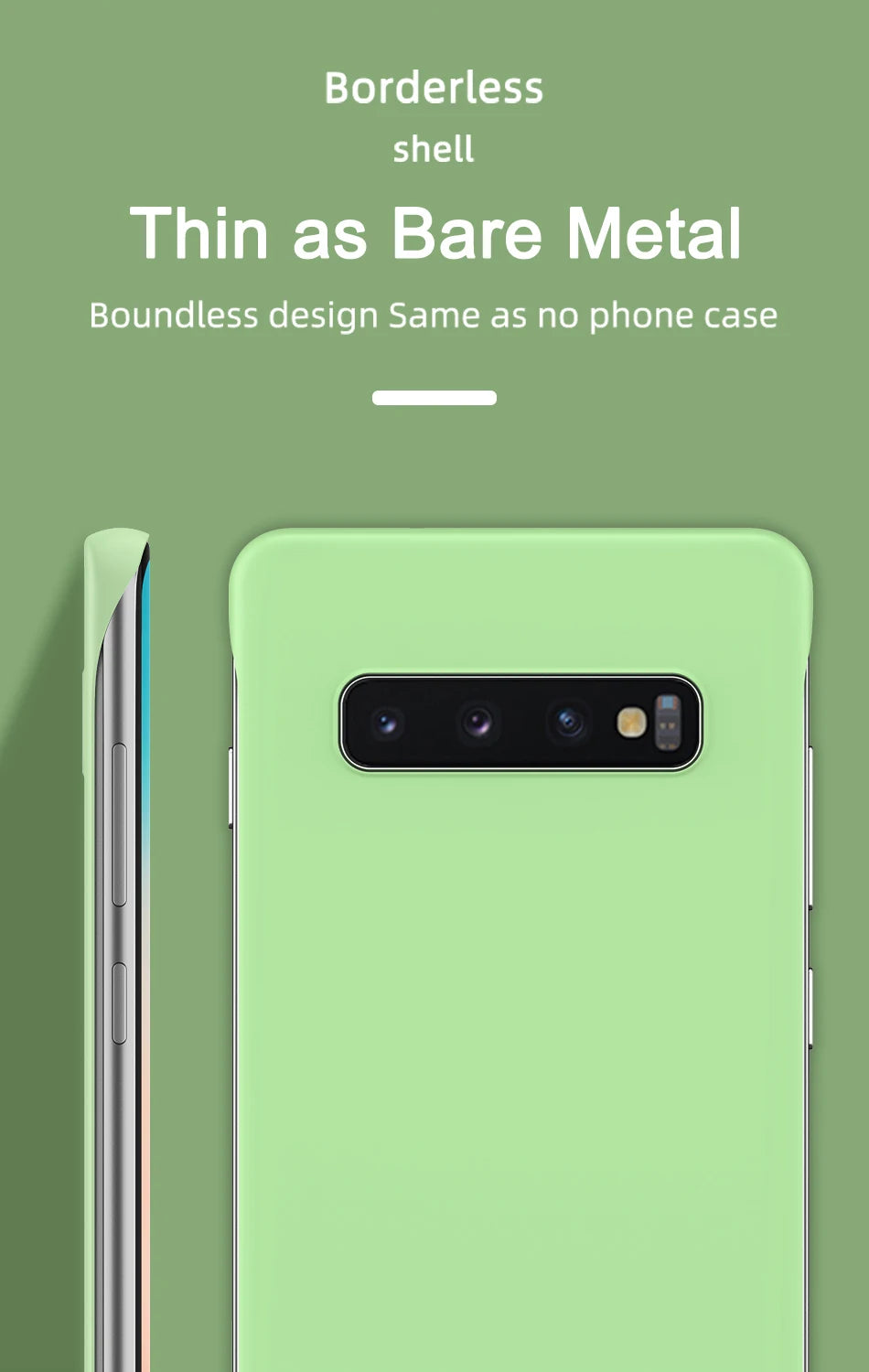 Samsung Galaxy S23 Slim Hard Frameless Case - Matte Shock-Absorbing Cover Tidesmit