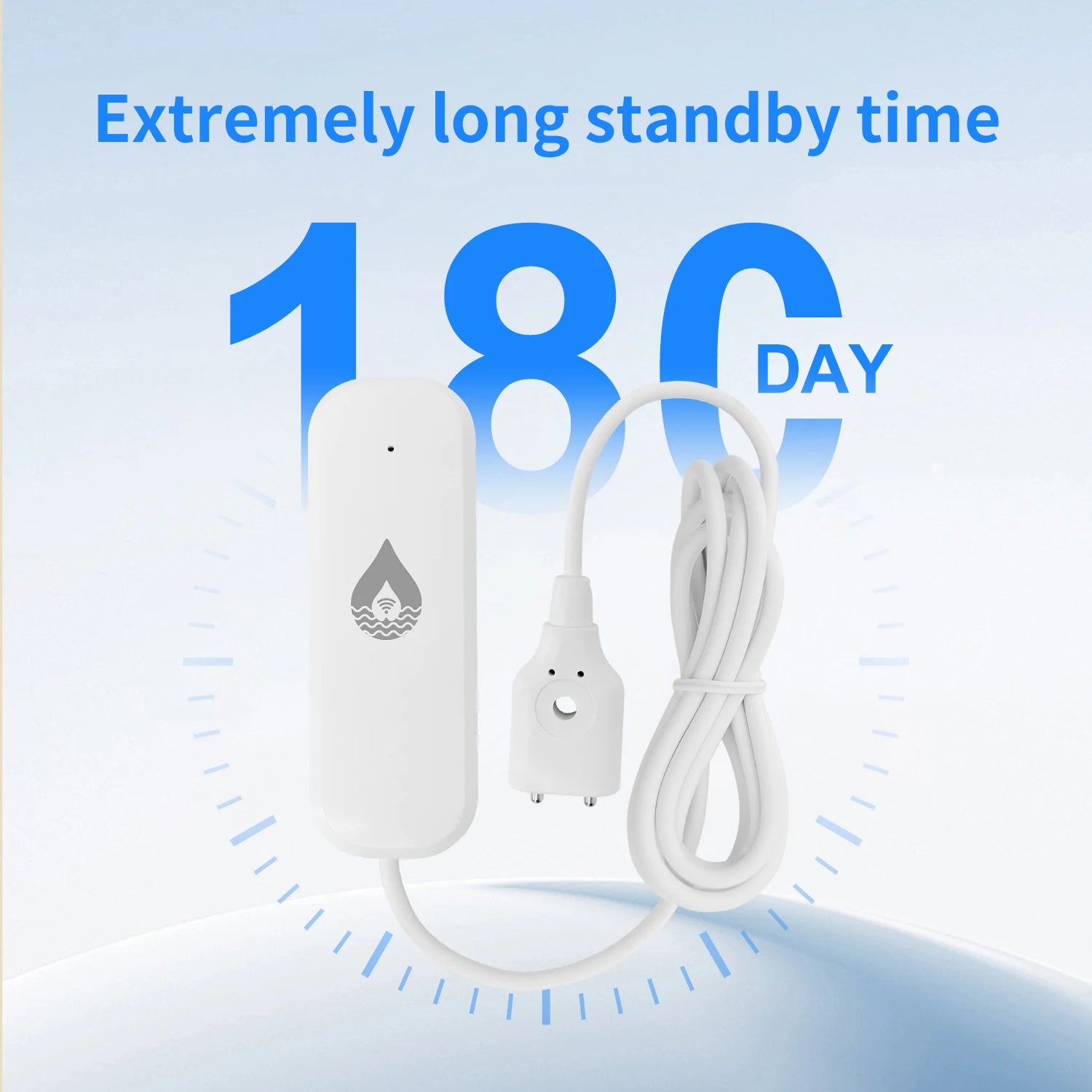 Smart WiFi Water Leak Sensor for Home Security | Tidesmit Tidesmit