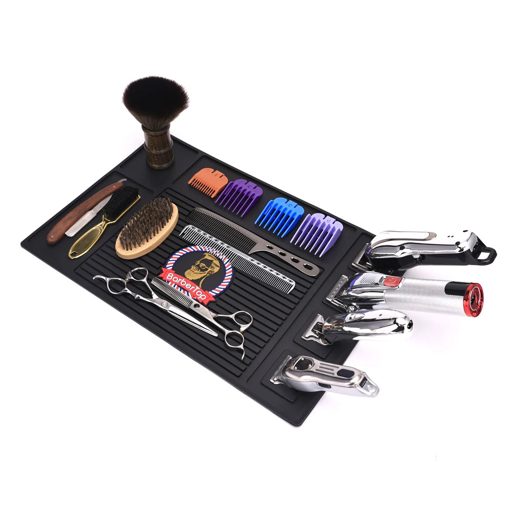 Magnetic Barber Tool Tray Heat Resistant Silicone Pad - Tidesmit Massage Chairs Tidesmit