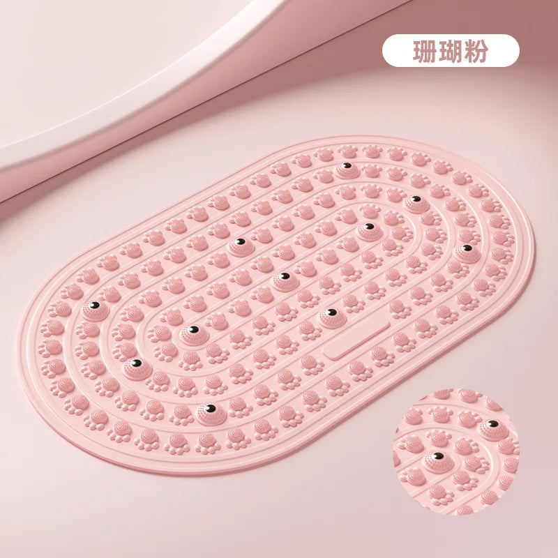 Massage Cushion for Feet | Anti-Fatigue Deep Tissue Mat | Tidesmit Massage Cushion Pink 75cm 1Pc Tidesmit