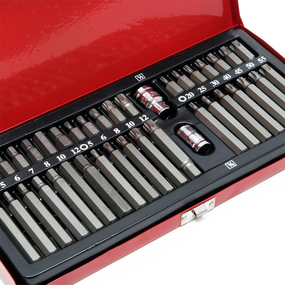 Podofo 40PCS Star Shaped Bit/Flower Shaped Bit/Inner Hexagonal Bit/Plum Shaped Bit/Twelve Angle Bit/Hexagonal Socket Wrench