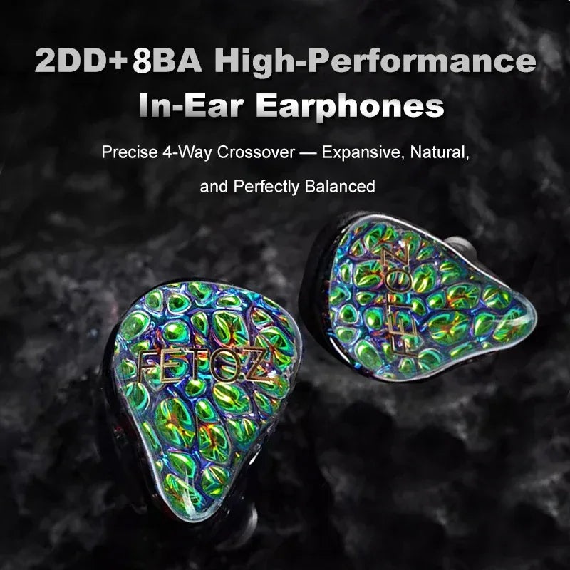 Hybrid In-Ear Monitors Noise Canceling Wired Headphones - Tidesmit Tidesmit
