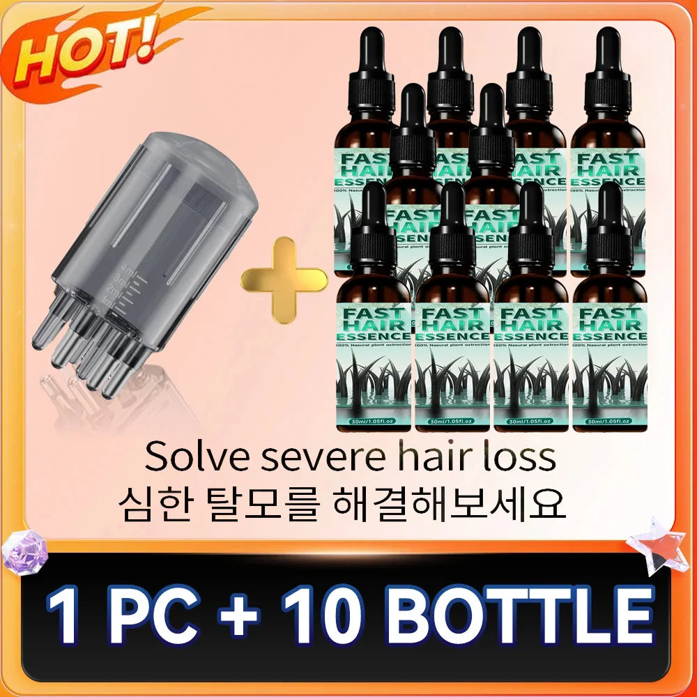 Scalp Treatment for Hair Growth | Revitalizing Serum for Scalp Health Scrubs Treatments 1PC with 10bottles Tidesmit