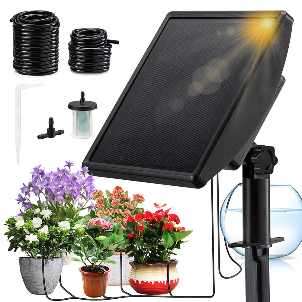 Solar Irrigation System Intelligent Water Pump Intelligent Automatic Drip Irrigation Garden House Potted Plants Balcony Planting