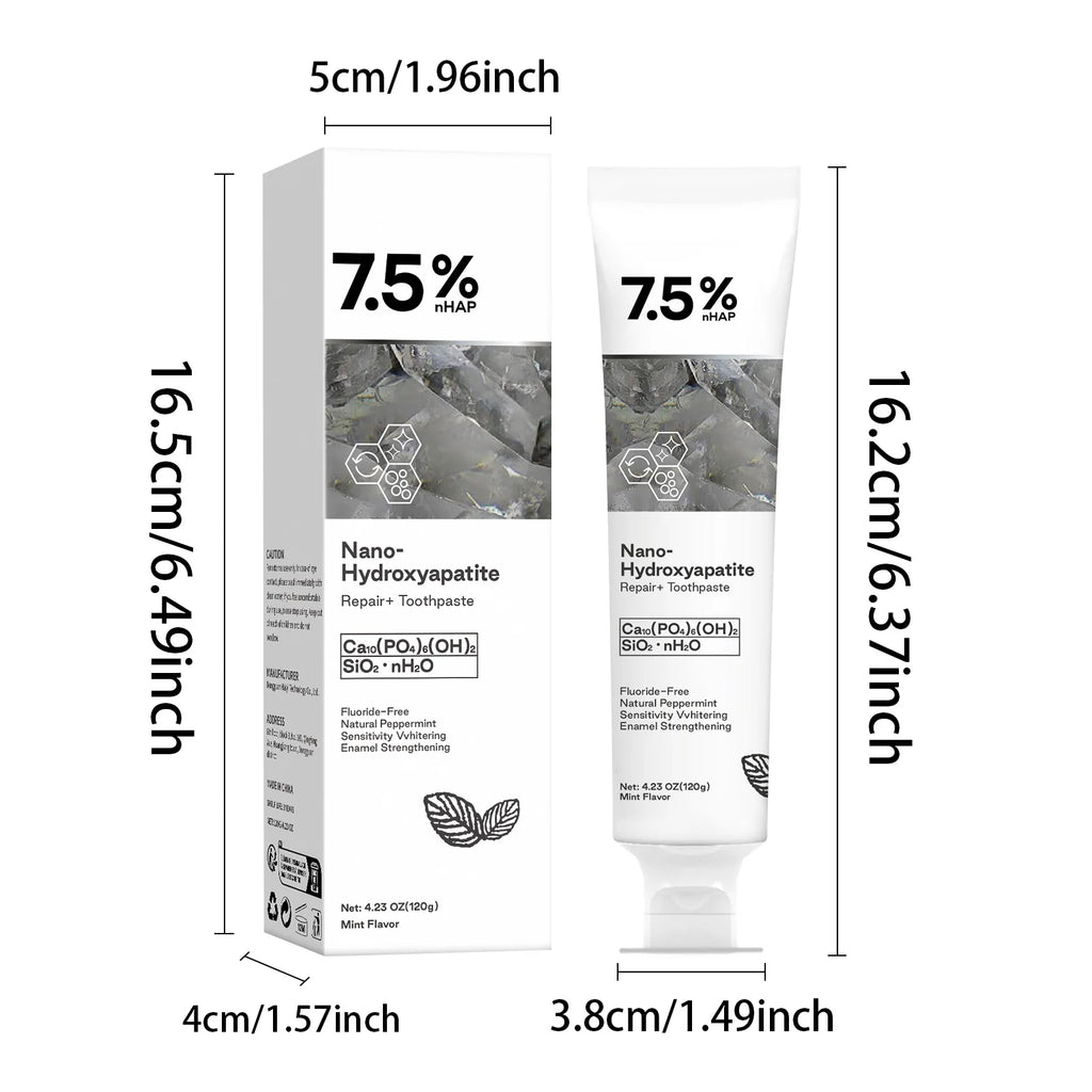 Tidesmit 120g Nano Hydroxyapatite teeth whitening toothpaste for removing coffee stains and fresh breath