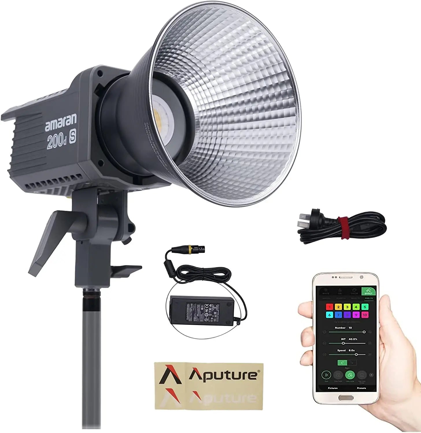 Amaran COB LED Video Light: Pro Bicolor Studio Lamp for Content Creation Tidesmit
