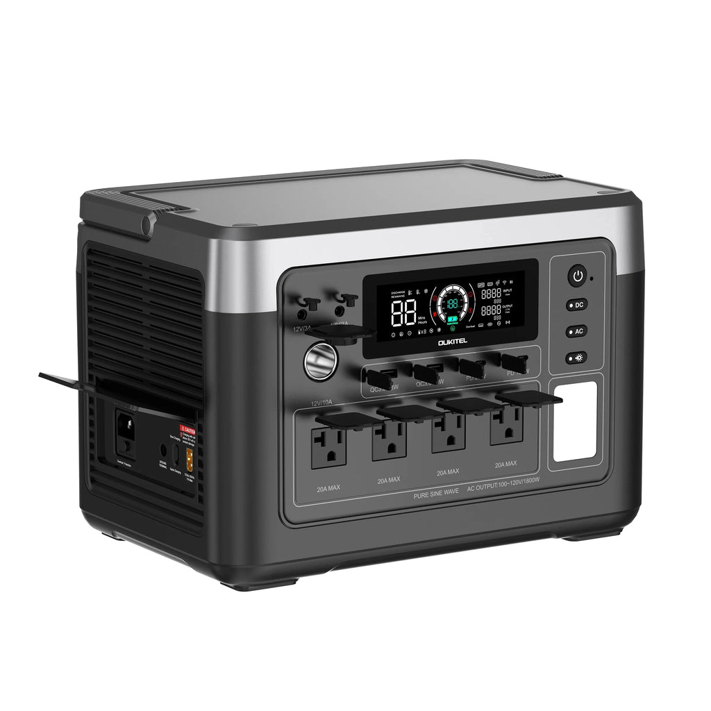 OUKITEL P1000 PLUS Portable Power Station 1800W Solar Generator 1024Wh Lifepo4 Battery Home Backup Outdoor Camping Mobile power