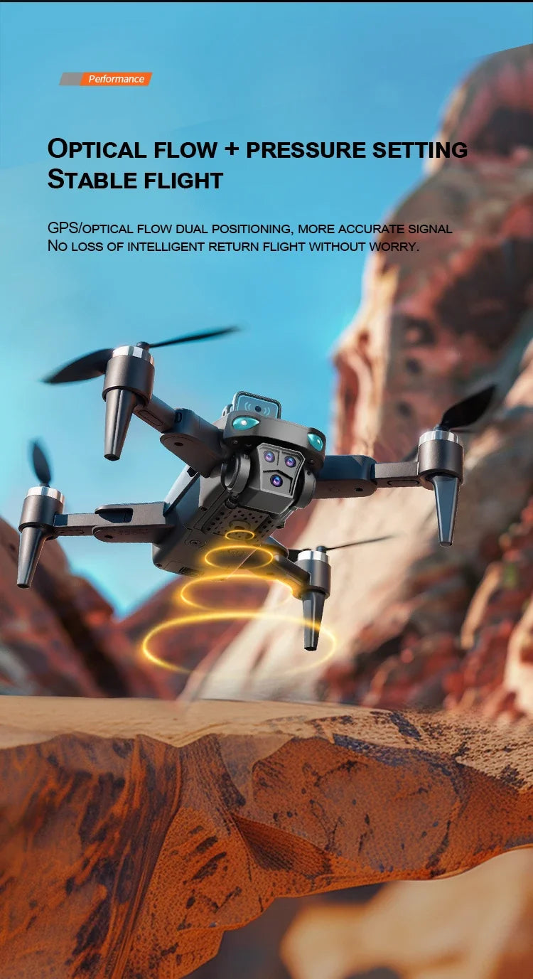 Foldable Camera Drone with Obstacle Avoidance - Tidesmit 4K Series Tidesmit