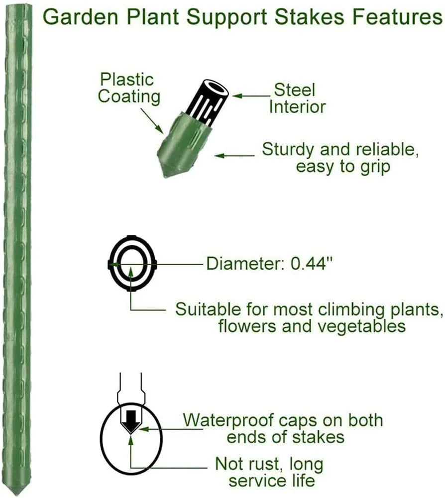 Tomato Cage, Up To 51 Inches Of Plant Stakes Vegetable Grids Assembled For Garden Climbing Plants Vegetables Flowers