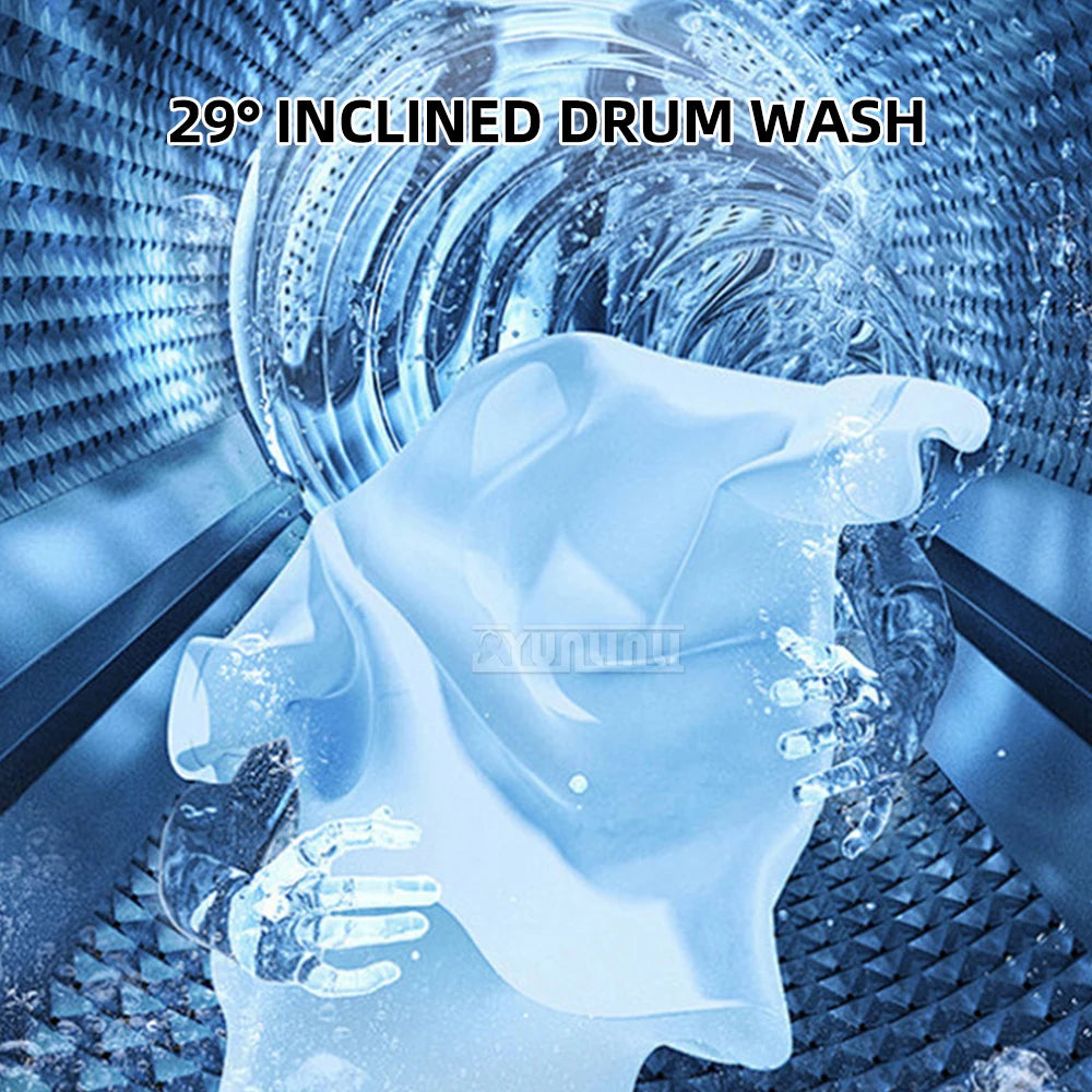 Tidesmit wall mounted automatic mini underwear washing machine side view showing compact design and drying features