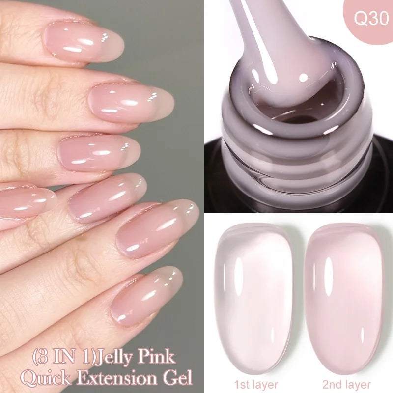 Extension Gel Nail Polish Jelly Soak Off Kit for Permanent Makeup Artists Permanent Makeup Machines LC-Q30 Tidesmit