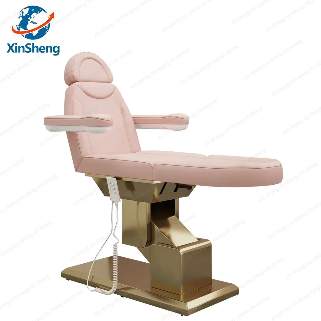 Electric Massage Bed - Adjustable Facial Spa Table for Professional Clinics Massage Chairs Pink Tidesmit
