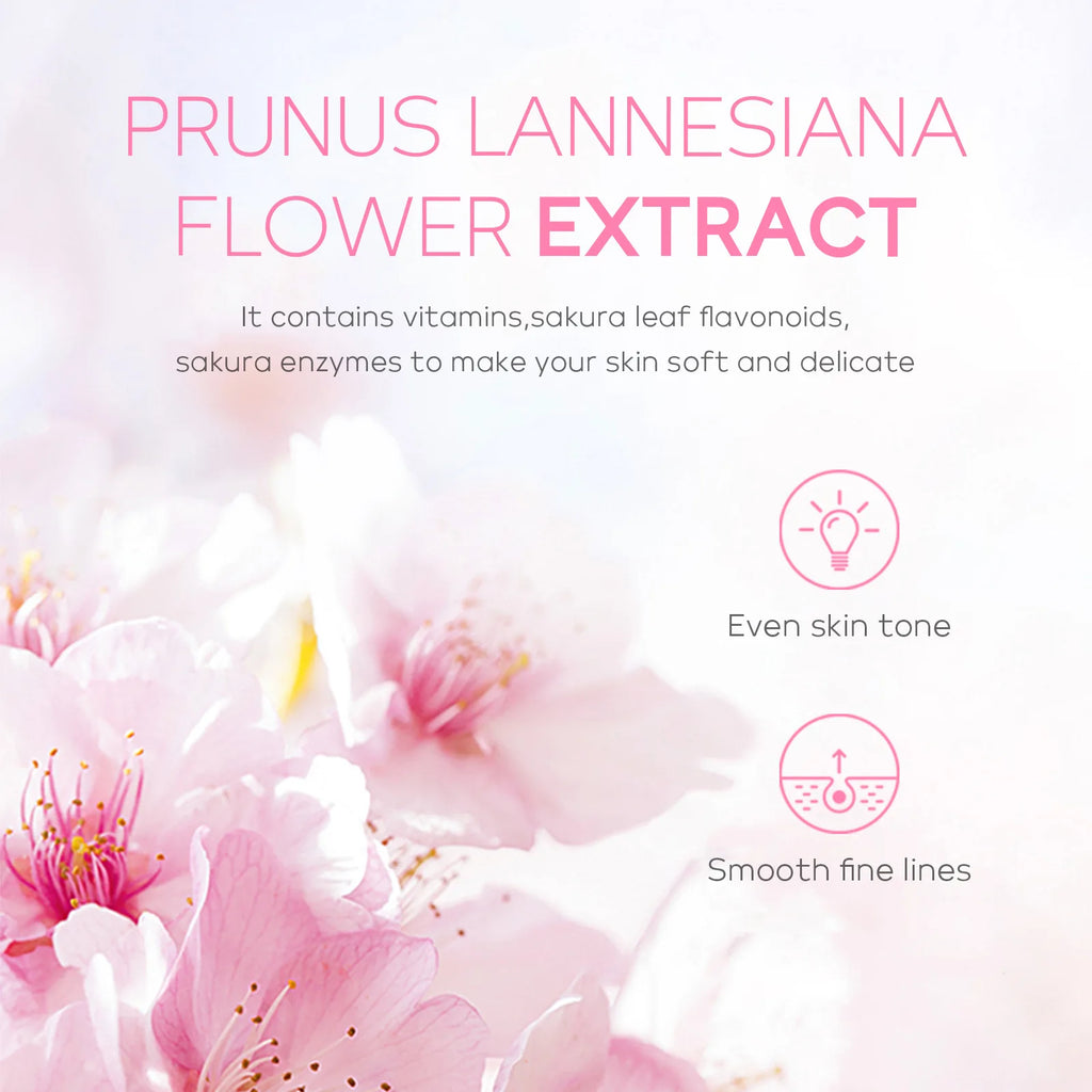 Cherry Blossom Exfoliating Gel - Deep Cleaning & Hydrating Formula 60g Scrubs Treatments Tidesmit
