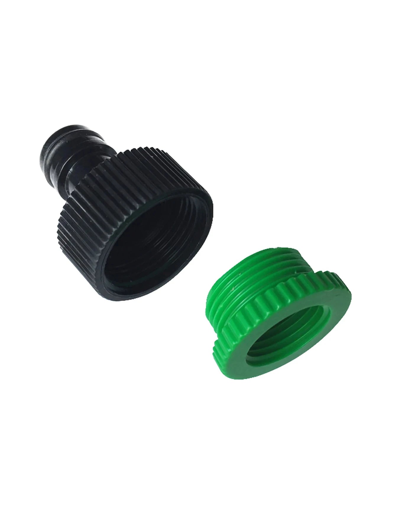 2Pcs Quick Coupling Adapter with 1/4 (ID 4mm) or 3/8'' (8mm) Barbed Connector for Irrigation Garden Watering Gardening Tools