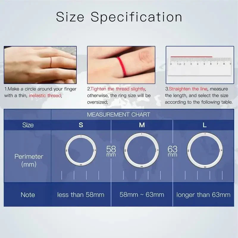 Smart Health Ring with NFC & Biometric Sensor | Tidesmit Tidesmit