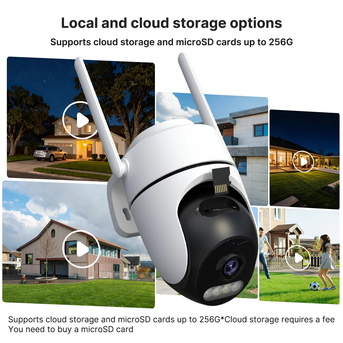 WONSDAR IP Camera Home Security Protection PTZ iCsee Wifi Camera 1080P HD Mini Outdoor Indoor Video Surveillance