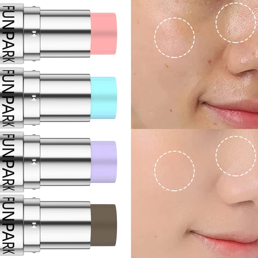 Tidesmit invisible pore base stick texture close-up for smooth Korean makeup and blurred skin complexion