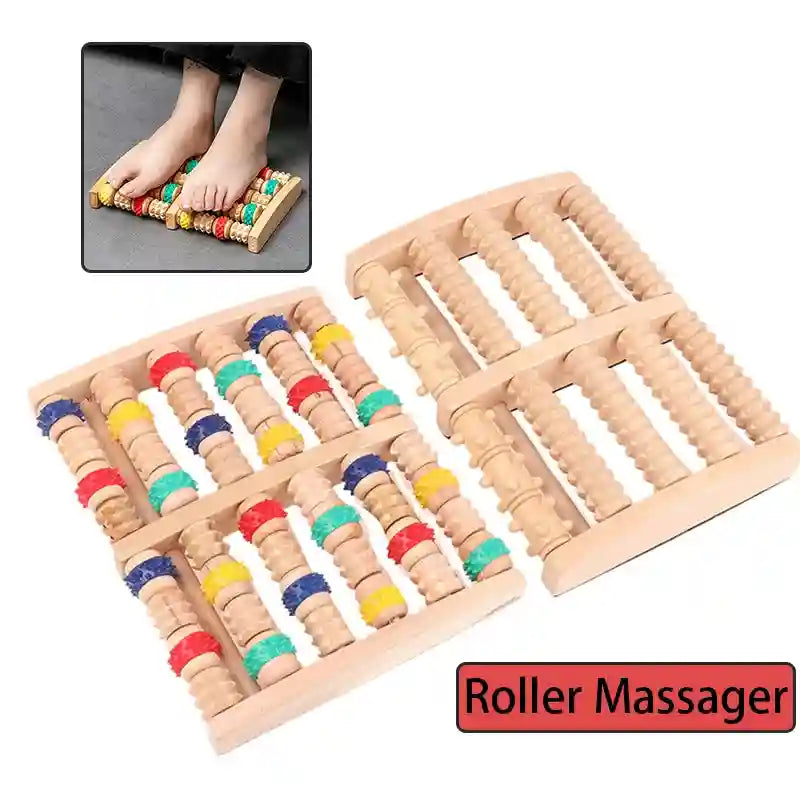 Foot Roller Massager for Plantar Fasciitis - Natural Muscle Relief Massage Roller Tidesmit