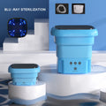 Tidesmit 2025 portable folding washing bucket and dryer demonstrating compact laundry appliance storage features