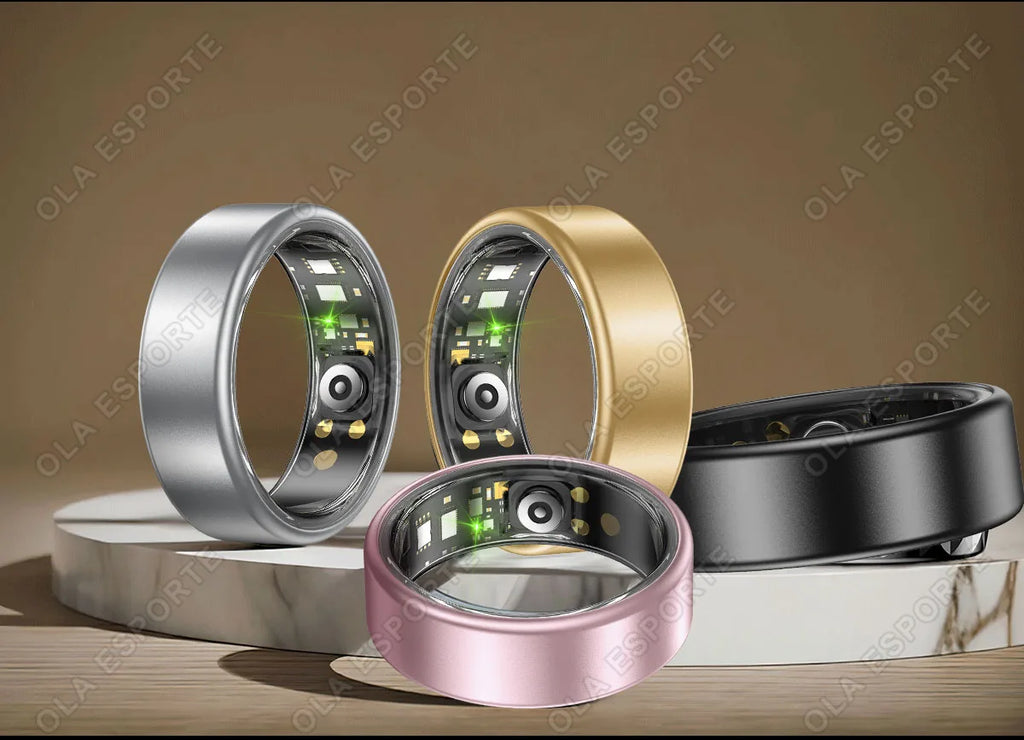 New Various Colors Available Smart Ring Bluetooth Heart Rate Sleep Monitoring Men Women Smartring Waterproof Health Sport Rings