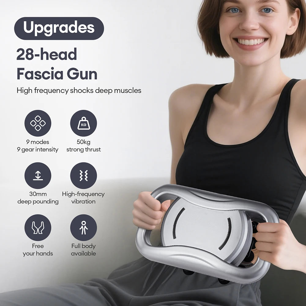 Deep Tissue Massage Gun: Percussion Muscle Recovery Tool Relaxation Treatment Tidesmit