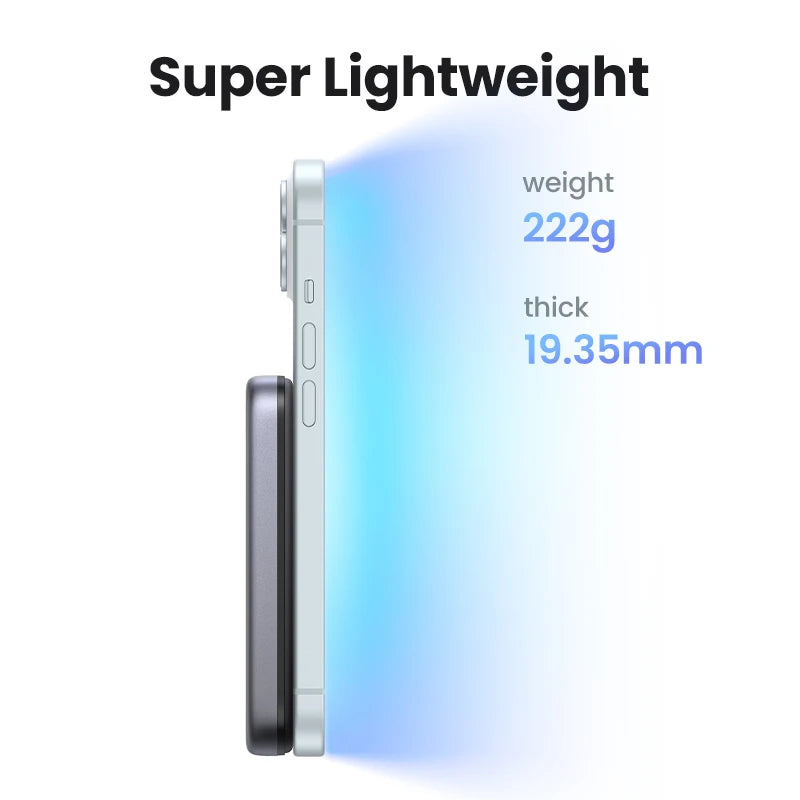 Magnetic Power Bank 10000mAh Qi2 30W Fast Charger for iPhone Tidesmit