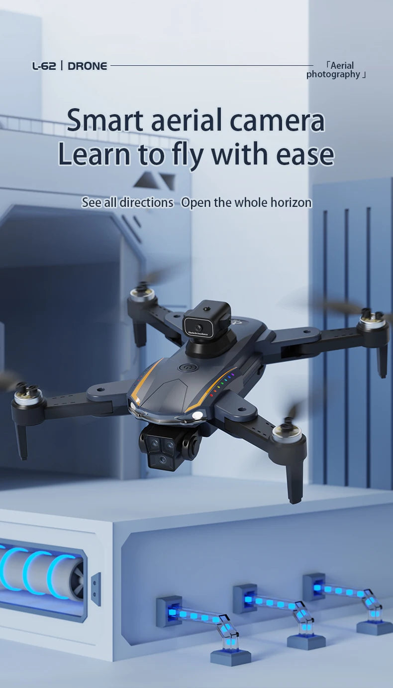 Tidesmit GPS Camera Drone with Obstacle Avoidance and Dual 6K Lens Tidesmit