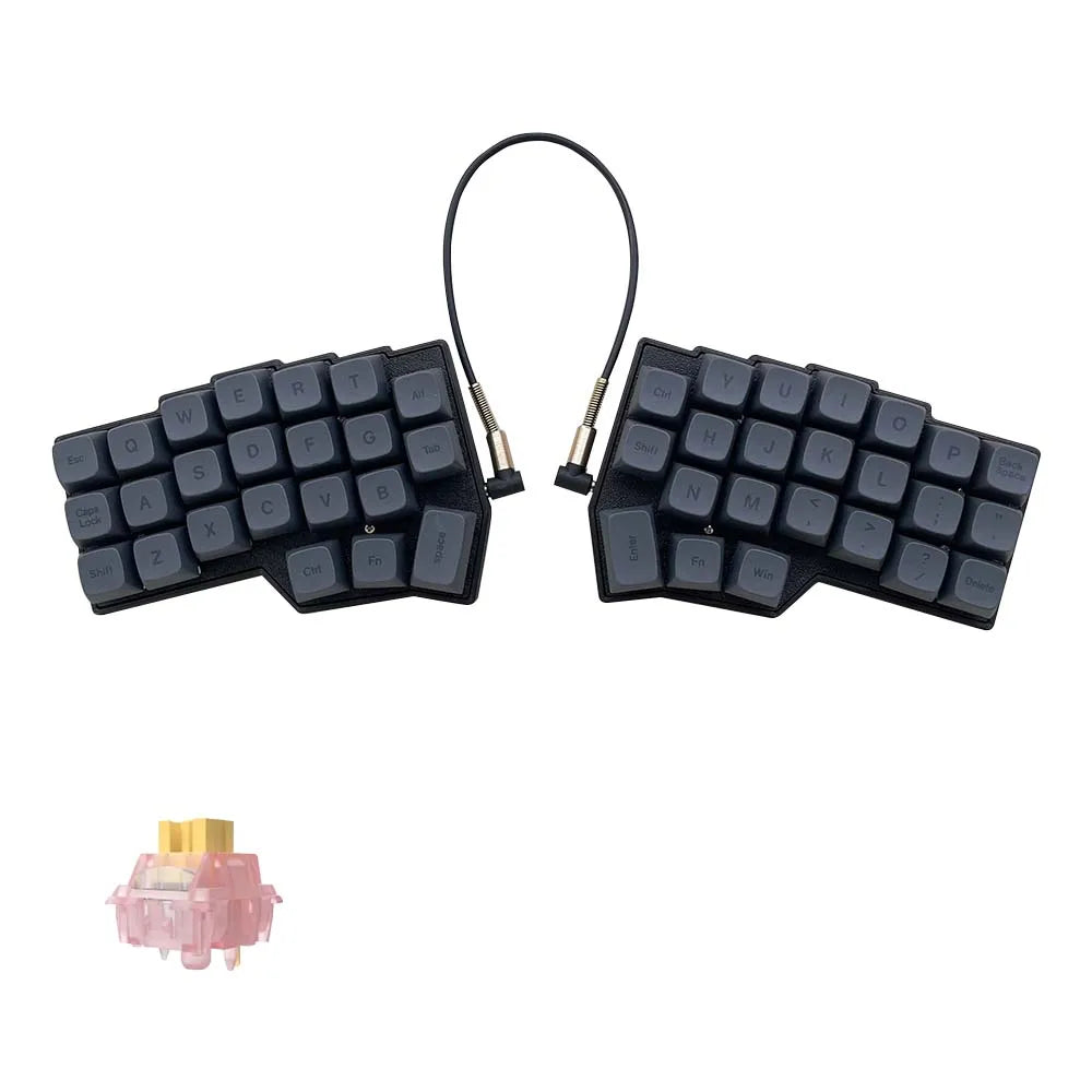 Corne V4.1 Split Ergonomics Hot-swappable MX Mechanical Keyboard Wired South RGB VIAL fully rogrammable
