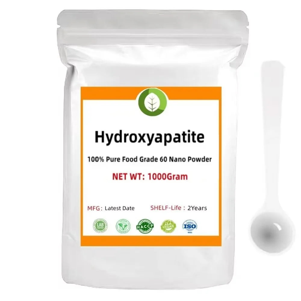 Food Grade Using For Toothpaste 100% Pure Hydroxyapatite 60 Powder, 50g-1000g Free Shipping