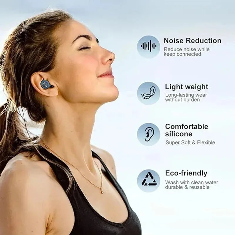 Silicone Ear Plugs Sleeping Earplugs Noise Reduction Waterproof Ear Plug for Swimming Ear Plug Protection Earplugs Set Oordopjes