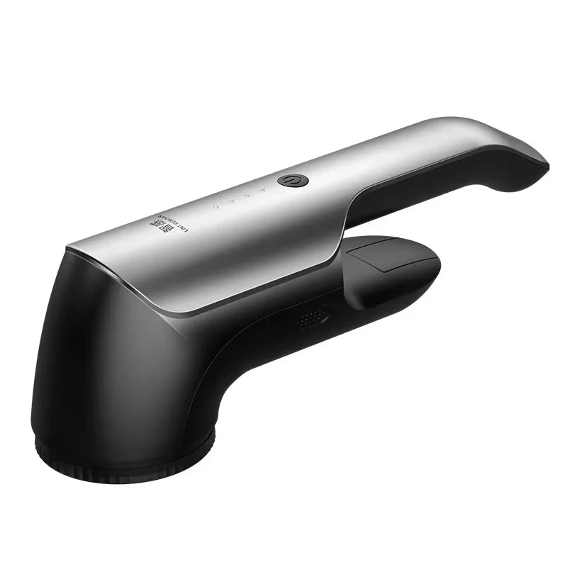 Tidesmit 45W commercial electric lint remover showing precision shaving head for clothes and fabric maintenance