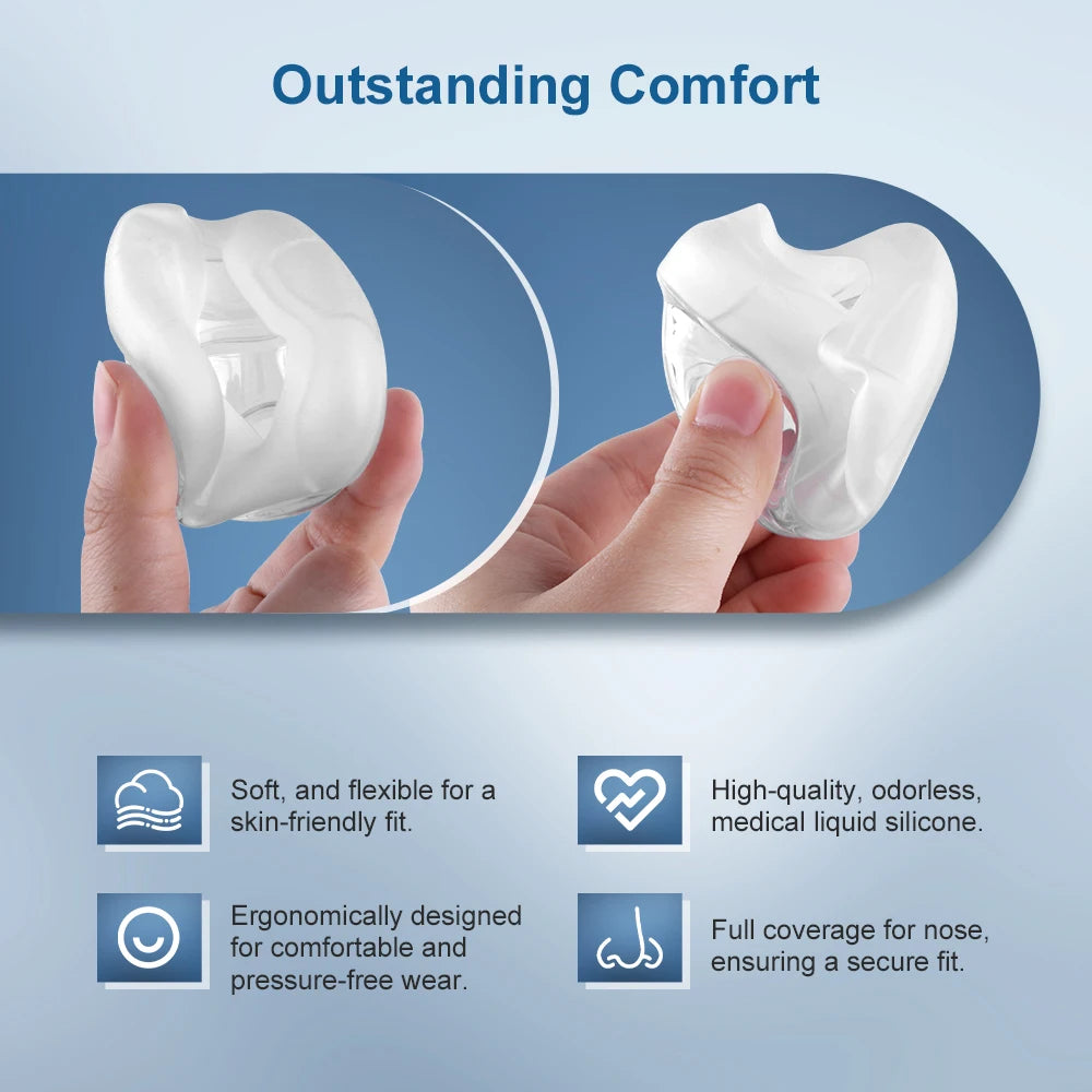 AirFit N20 Nasal Cushion CPAP Replacement Cushion for N20 Nasal CPAP Mask Cushion Replacement Soft Seal Silicone CPAP Accessorie