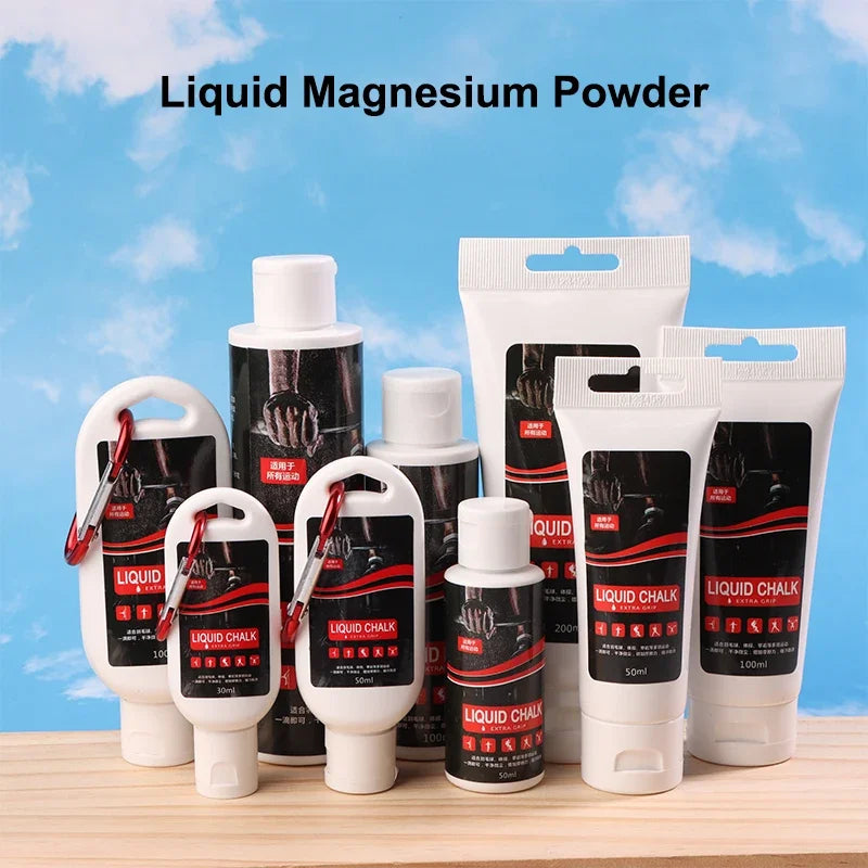 Sports Liquid Magnesium Powder Fitness Lifting Anti Slip Cream Grip Liquid Magnesium For Pole Dancing Rock Climbing