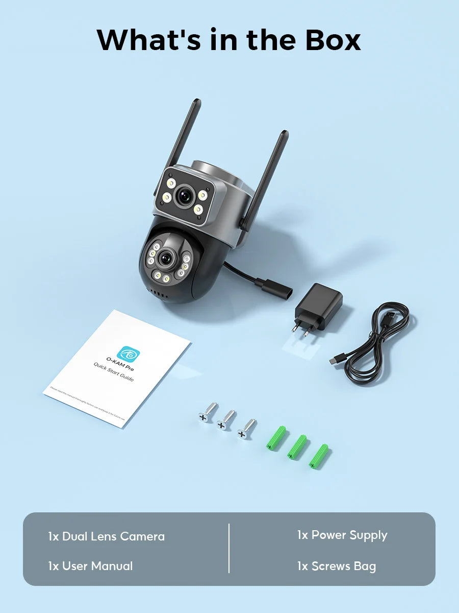 BESDER 5K 10MP PTZ Wifi Camera AI Auto Tracking 5G Dual Band Outdoor Dual Lens 8MP 4K CCTV Security IP Camera Wifi6 Cam Audio