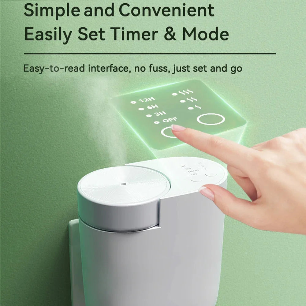 Smart Bluetooth Wall Plug in Waterless Essential Oil Aroma Diffuser Air Freshener Bluetooth Aromatherapy Nebulizer Diffuser