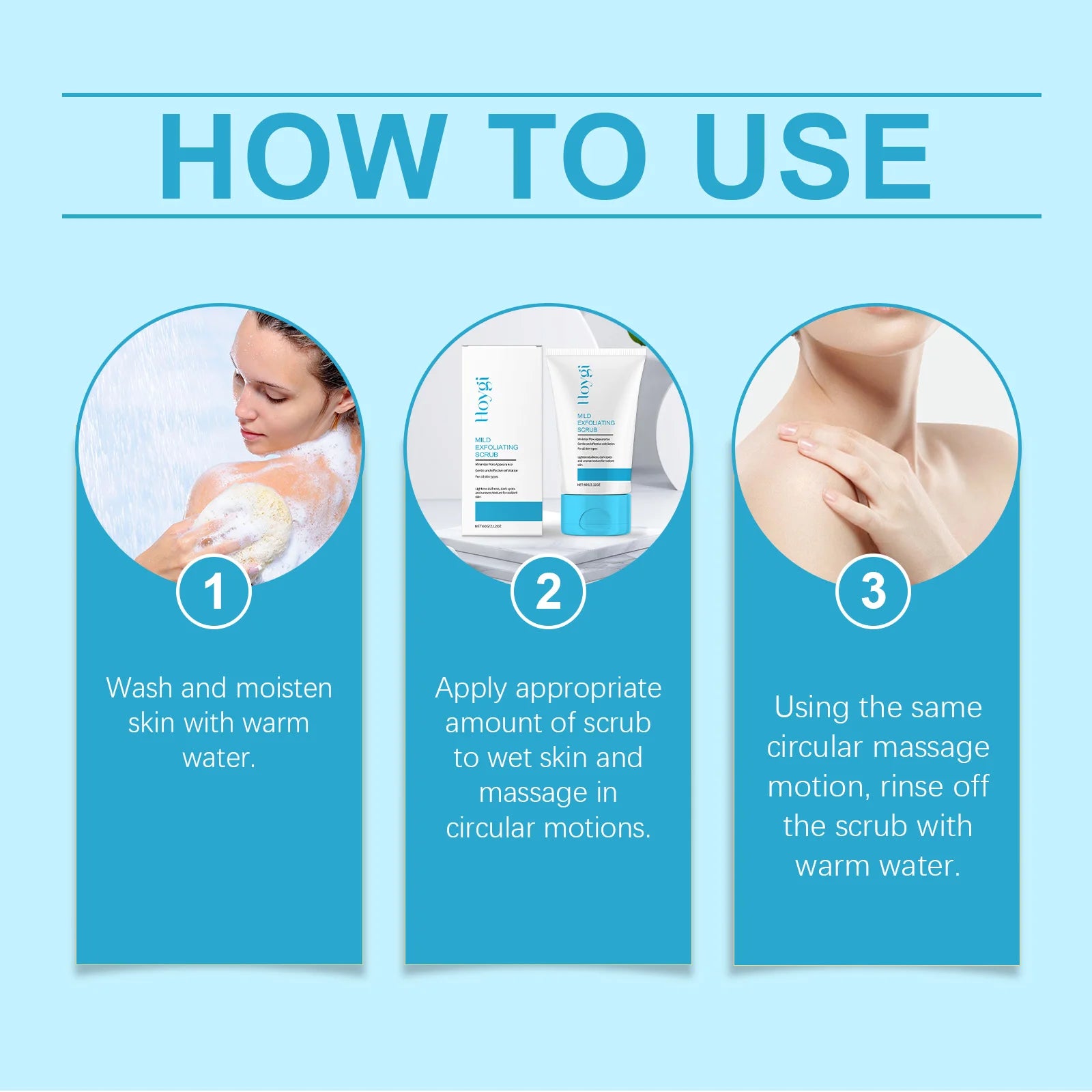 Facial Exfoliating Scrub - Natural Deep Pore Cleansing Treatment Scrubs Treatments Tidesmit