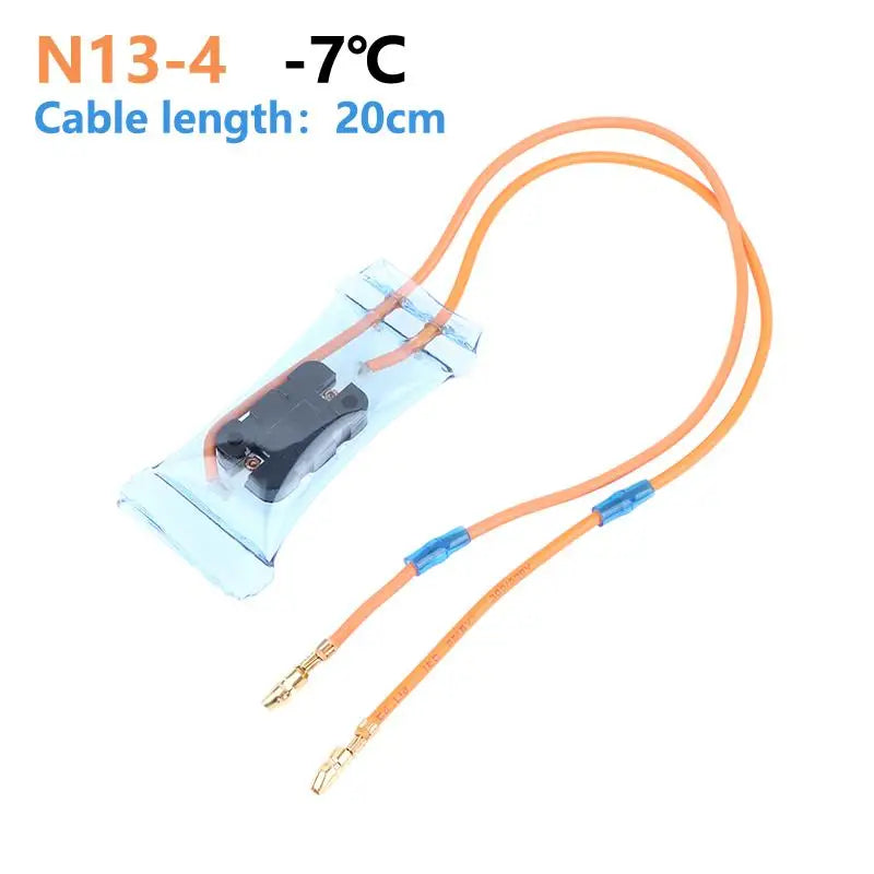 Bimetal Refrigerator Defrost Thermostat Bimetallic Replacement 2 Wire N13-4 8115 Degrees Fridges Defrost Thermostator