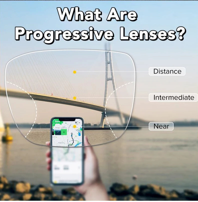 VR Smart Glasses with Progressive Lenses and UV Protection Tidesmit