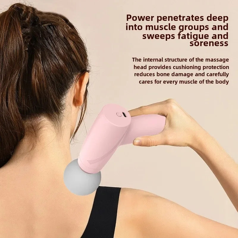 Portable Deep Tissue Massage Gun for Targeted Muscle Recovery Therapy Relaxation Treatment Tidesmit