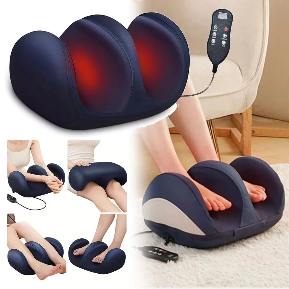 Electric Foot and Calf Massager with Heat Therapy & Compression - Tidesmit Relaxation Treatment Tidesmit