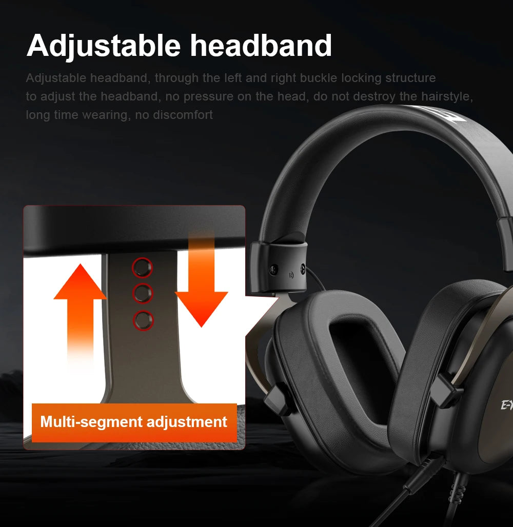 Gaming Headset with Surround Sound and Microphone for PC and PS4 Tidesmit